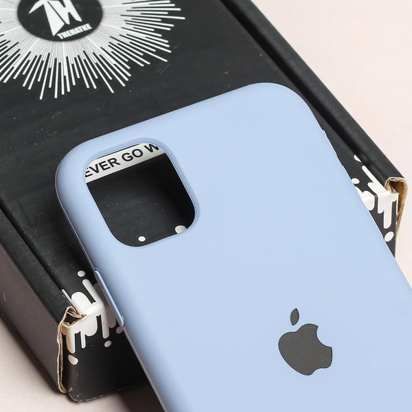 Pastel Purple Original Silicone case for Apple iphone 12 - The Hatke