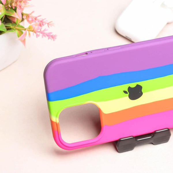 PATTERN 3 Rainbow Silicone Case for Apple iphone 11 Pro - The Hatke