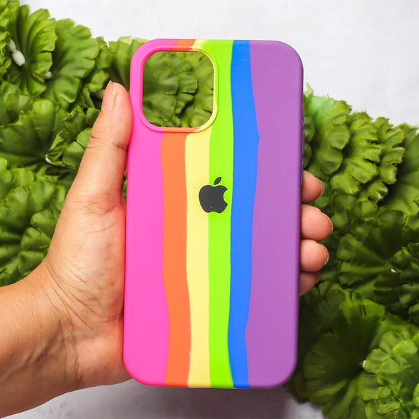 PATTERN 3 Rainbow Silicone Case for Apple iphone 11 Pro - The Hatke