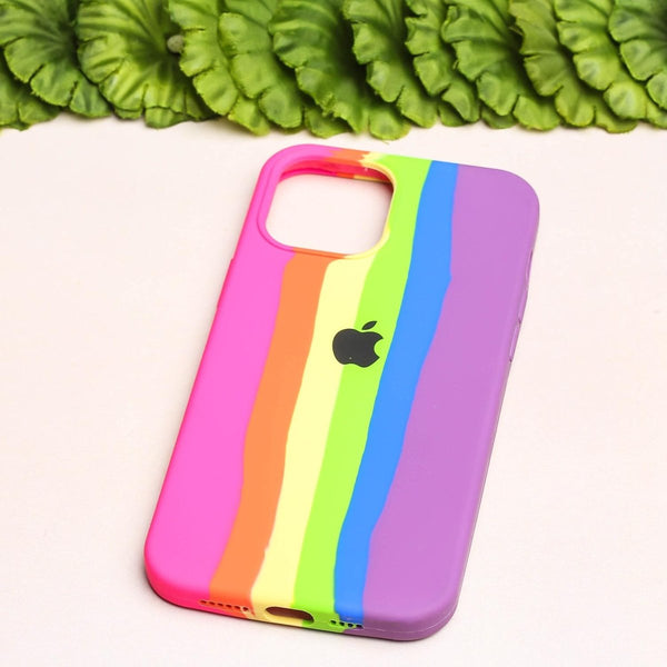 PATTERN 3 Rainbow Silicone Case for Apple iphone 11 Pro - The Hatke