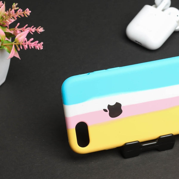 PATTERN 4 Rainbow Silicone Case for Apple iphone 7 - The Hatke