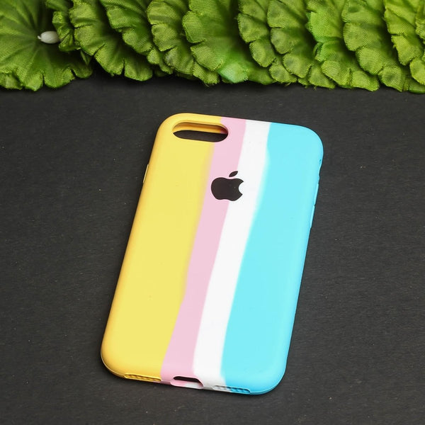 PATTERN 4 Rainbow Silicone Case for Apple iphone 7 - The Hatke