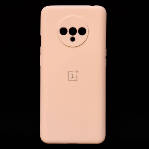Peach Camera Original Silicone case for Oneplus 7T - The Hatke