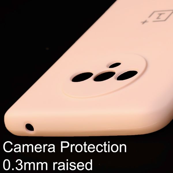 Peach Camera Original Silicone case for Oneplus 7T - The Hatke