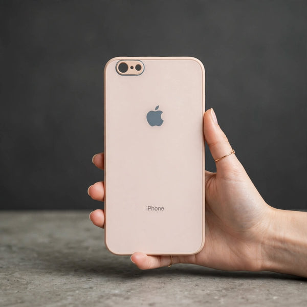 Peach Camera Safe mirror case for Apple Iphone 6 Plus/6s Plus - The Hatke