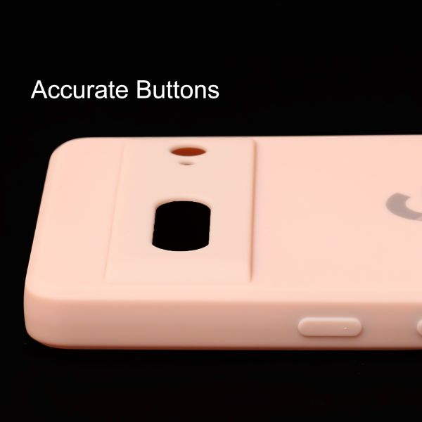 Peach Candy Camera Silicone Case for Google Pixel 7 - The Hatke