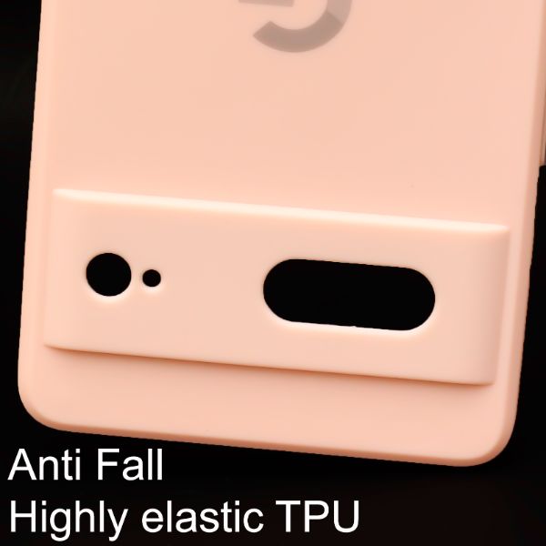 Peach Candy Camera Silicone Case for Google Pixel 7 - The Hatke