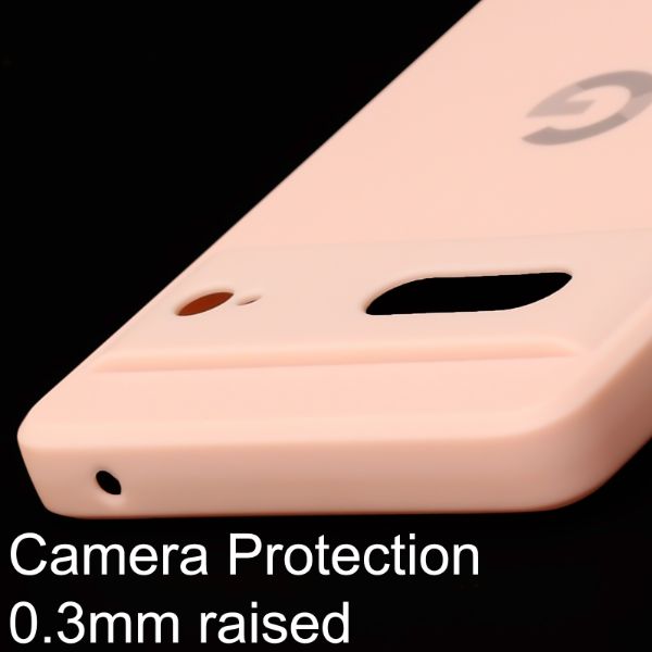 Peach Candy Camera Silicone Case for Google Pixel 7 - The Hatke