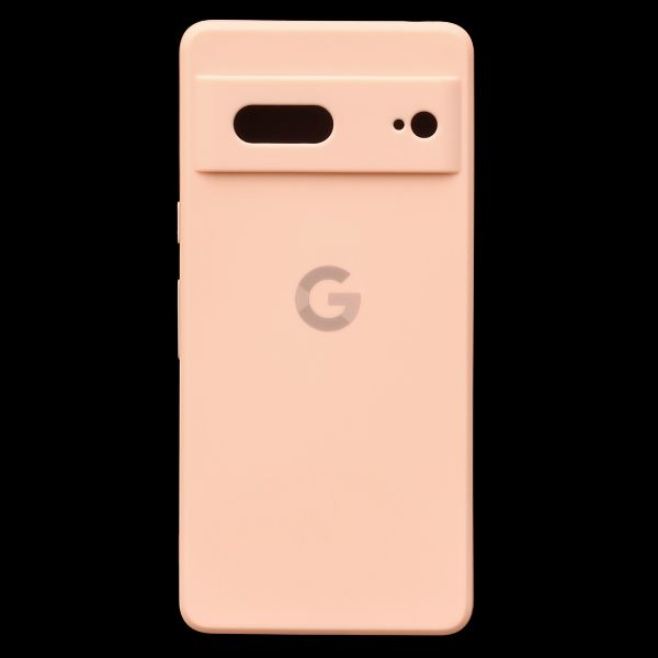 Peach Candy Camera Silicone Case for Google Pixel 7 - The Hatke