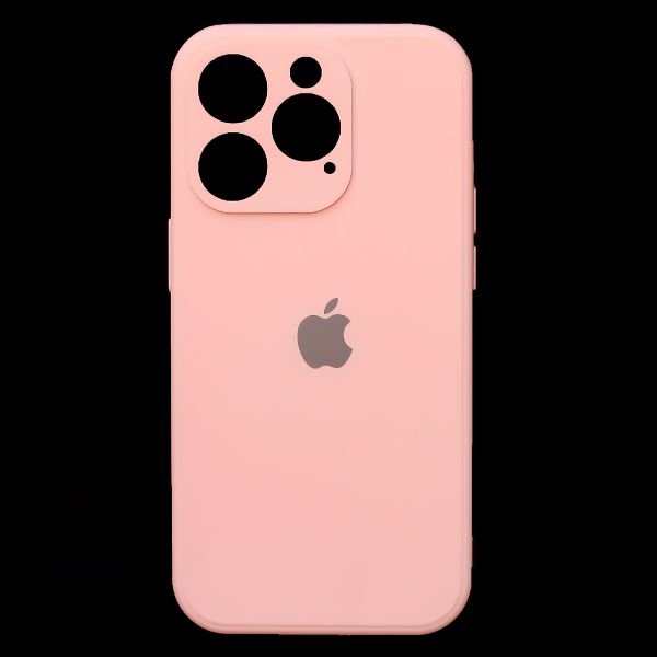 Peach Candy Silicone Case for Apple Iphone 15 Pro - The Hatke