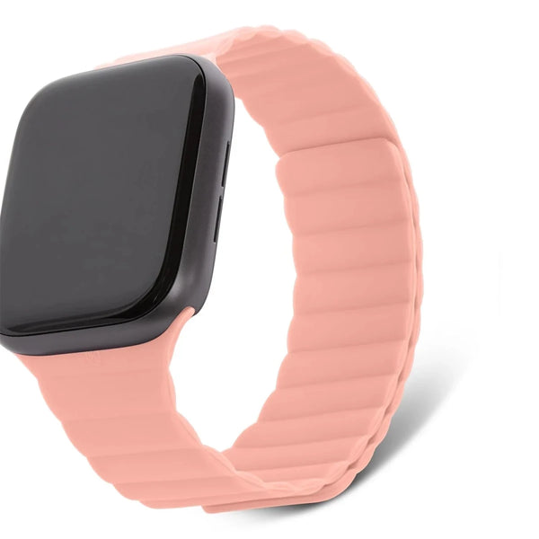 Peach Ocean Loop Watch Strap For apple For Apple Watch SERIES 6 (42mm/44mm/45mm/46mm/49mm) - The Hatke