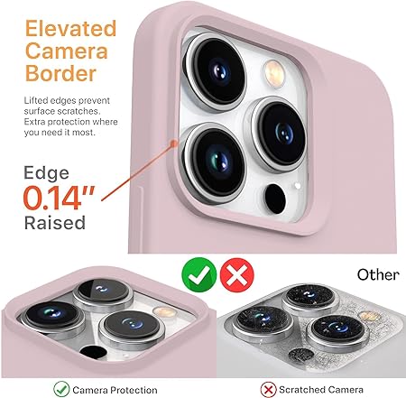 Peach Original Silicone case for Apple Iphone 13 Pro - The Hatke