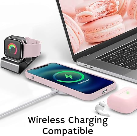 Peach Original Silicone case for Apple Iphone 13 Pro - The Hatke