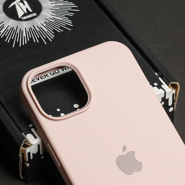 Peach Original Silicone case for Apple Iphone 15 Plus - The Hatke