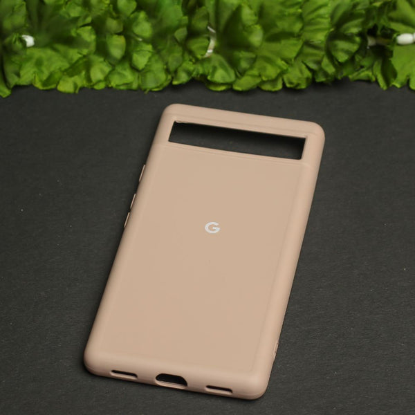 Peach Original Silicone case for Google Pixel 6A - The Hatke