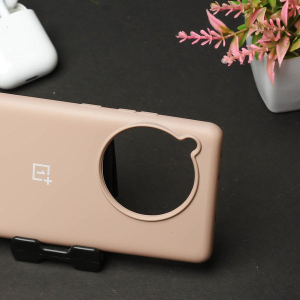Peach Original Silicone case for Oneplus 12R - The Hatke