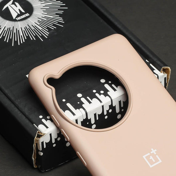 Peach Original Silicone case for Oneplus 12R - The Hatke