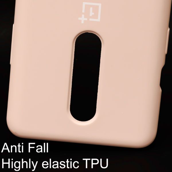 Peach Original Silicone case for Oneplus 8 - The Hatke