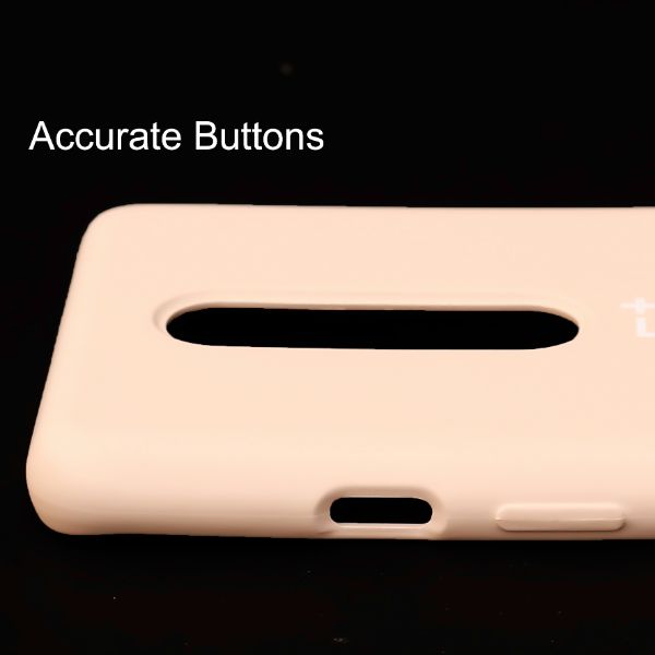 Peach Original Silicone case for Oneplus 8 - The Hatke