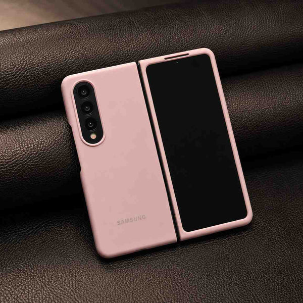 Peach Original Silicone case for Samsung Z Fold 3 5G - The Hatke