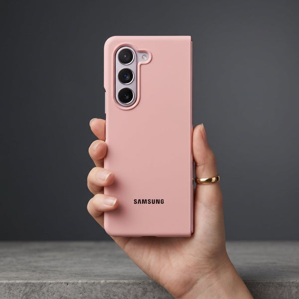 Peach Original Silicone case for Samsung Z Fold 6 5G - The Hatke