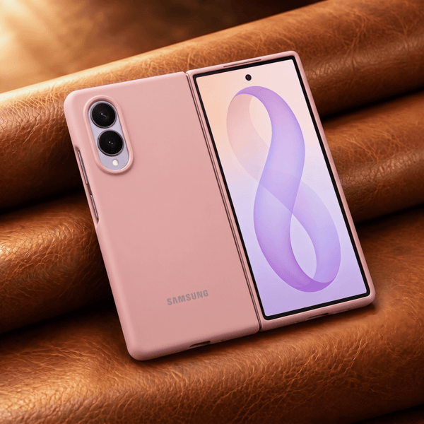 Peach Original Silicone case for Samsung Z Fold 8 5G - The Hatke