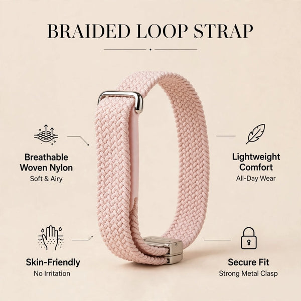 Peach Strap For Google Fitbit Air - The Hatke