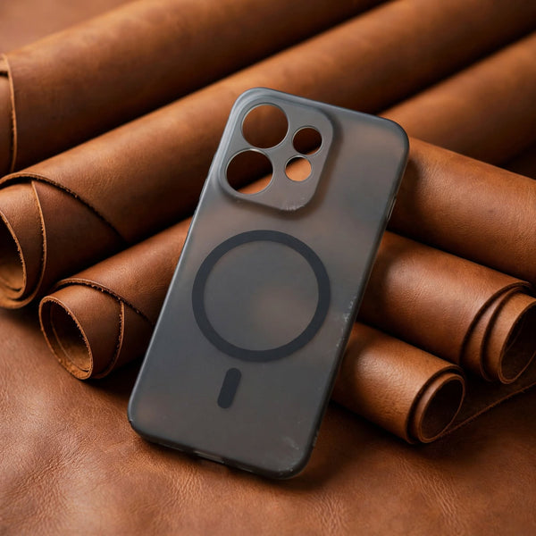 Black Paper Matte Magsafe Case for Oppo Reno 16