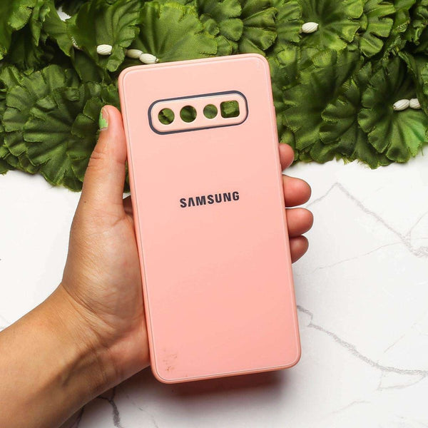 Pink camera Safe mirror case for Samsung S10 Plus - The Hatke