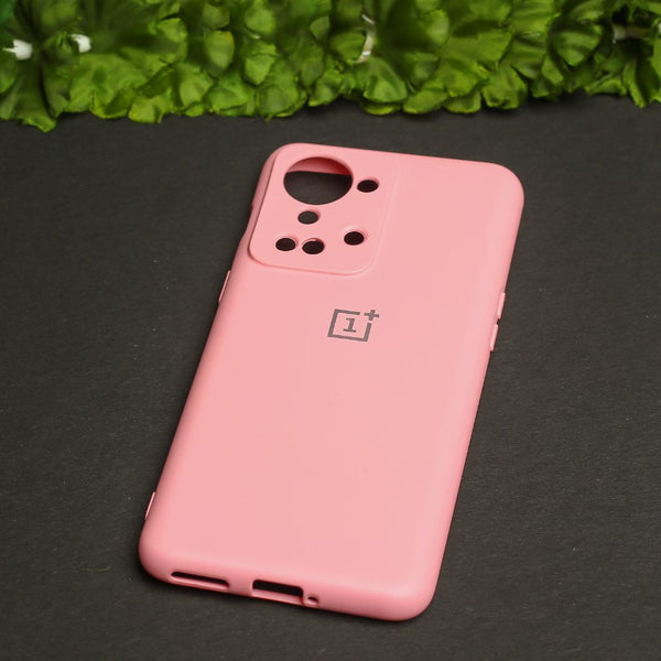 Pink Original Camera Safe Silicone case for Oneplus Nord 2T - The Hatke