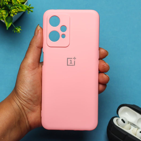 Pink Original Camera Silicone Case for Oneplus Nord CE 2 Lite - The Hatke