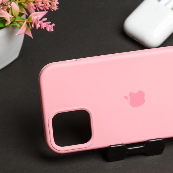 Pink Original Silicone case for Apple iphone 11 - The Hatke