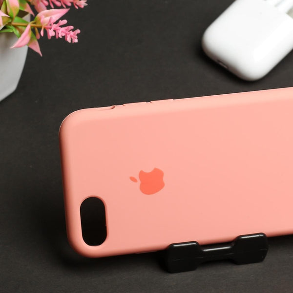 Pink Original Silicone case for Apple iphone 7 - The Hatke