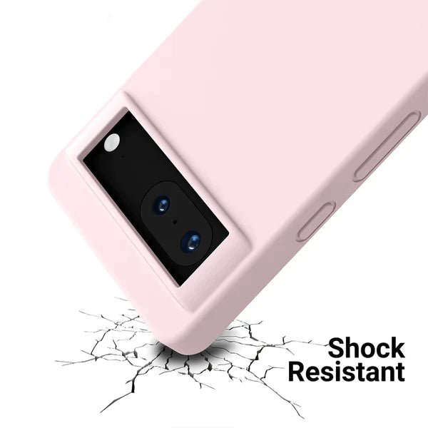 Pink Original Silicone case for Google Pixel 7 - The Hatke