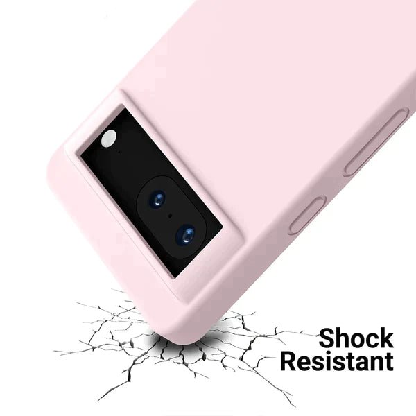 Pink Original Silicone case for Google Pixel 8 - The Hatke