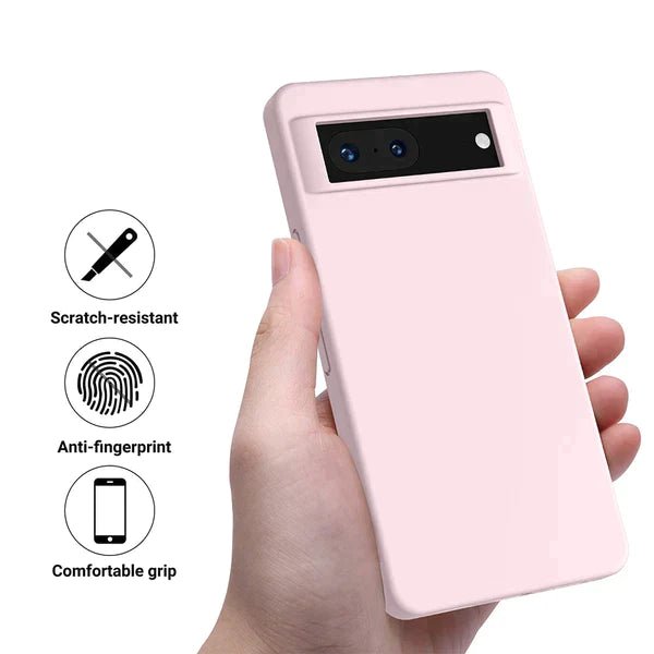 Pink Original Silicone case for Google Pixel 8 - The Hatke