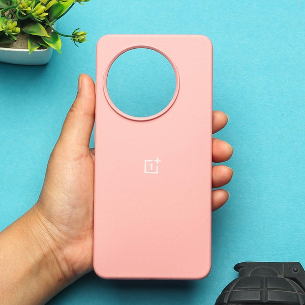 Pink Original Silicone case for Oneplus 11R - The Hatke