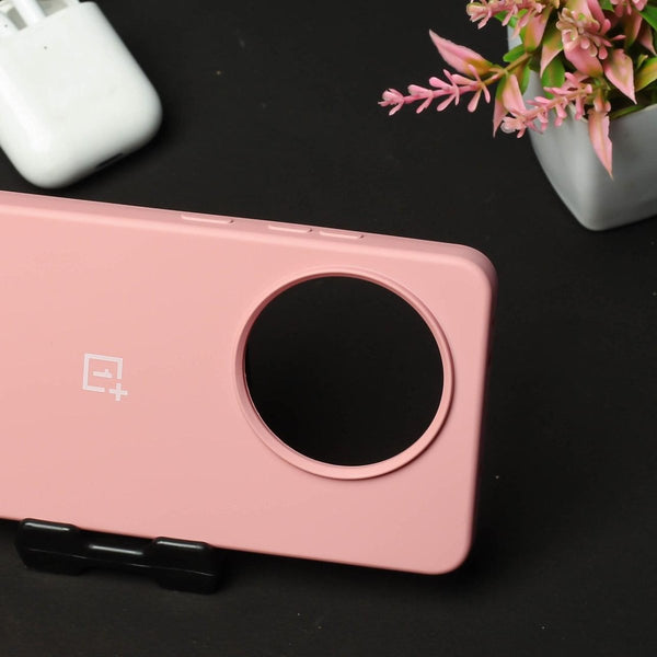Pink Original Silicone case for Oneplus 11R - The Hatke