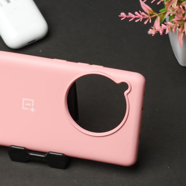 Pink Original Silicone case for Oneplus 12R - The Hatke