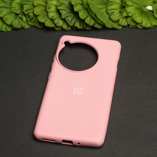 Pink Original Silicone case for Oneplus 12R - The Hatke