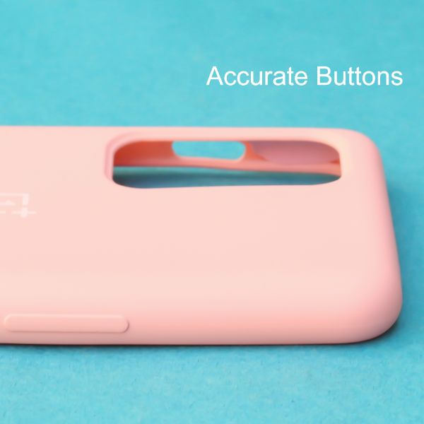 Pink Original Silicone case for Oneplus 9rt - The Hatke