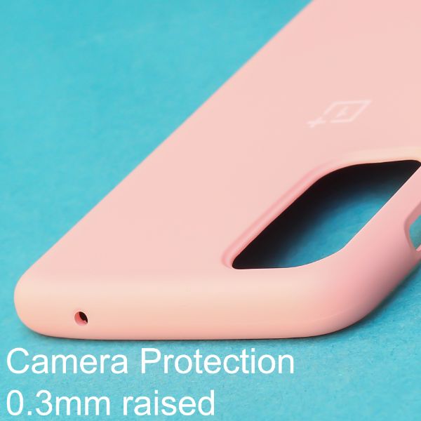 Pink Original Silicone case for Oneplus 9rt - The Hatke