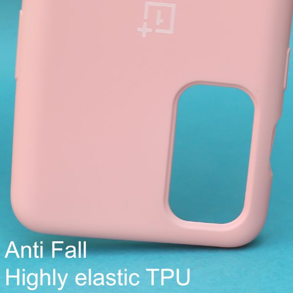 Pink Original Silicone case for Oneplus 9rt - The Hatke