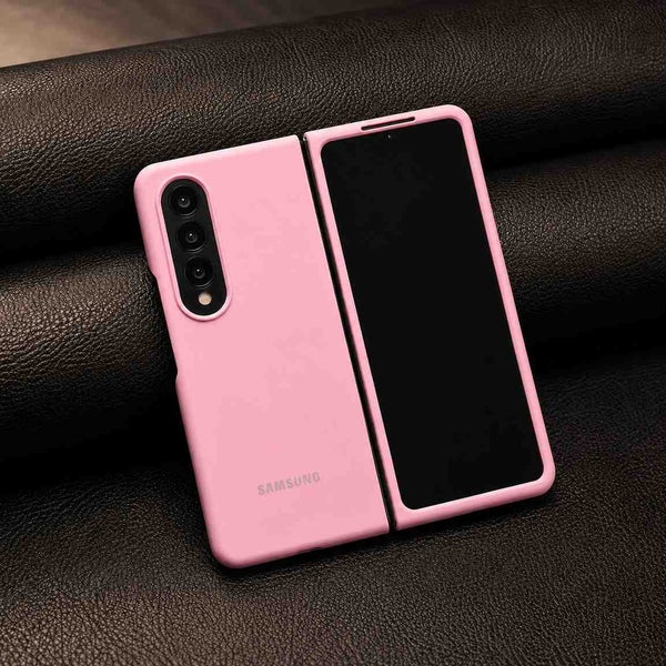 Pink Original Silicone case for Samsung Z Fold 3 5G - The Hatke