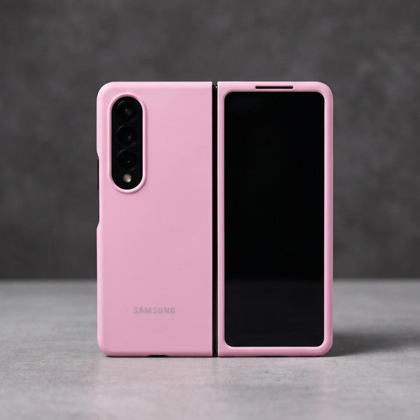 Pink Original Silicone case for Samsung Z Fold 3 5G - The Hatke