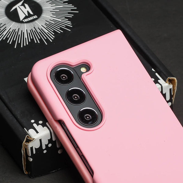 Pink Original Silicone case for Samsung Z Fold 5 5G - The Hatke