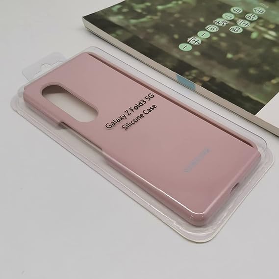 Pink Original Silicone case for Samsung Z Fold 5G - The Hatke