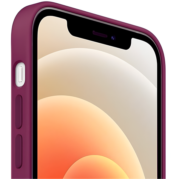Dark Pink Original Silicone case for Apple iphone 12