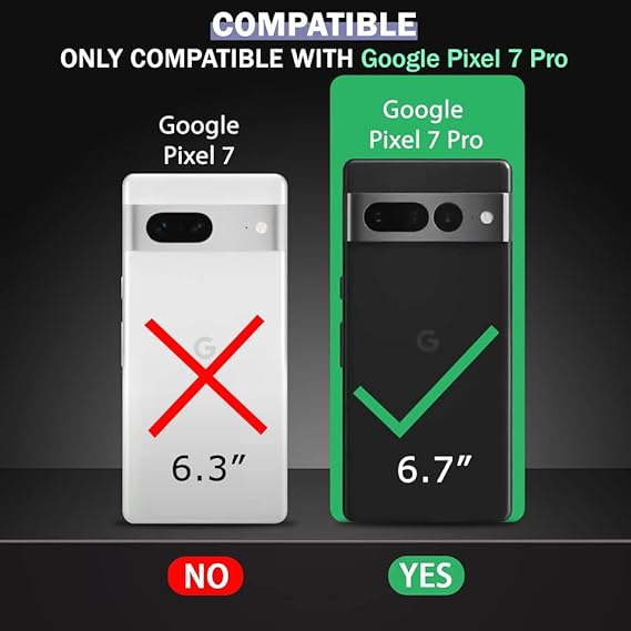 Crystal Clear Transperant case for Google Pixel 7 Pro