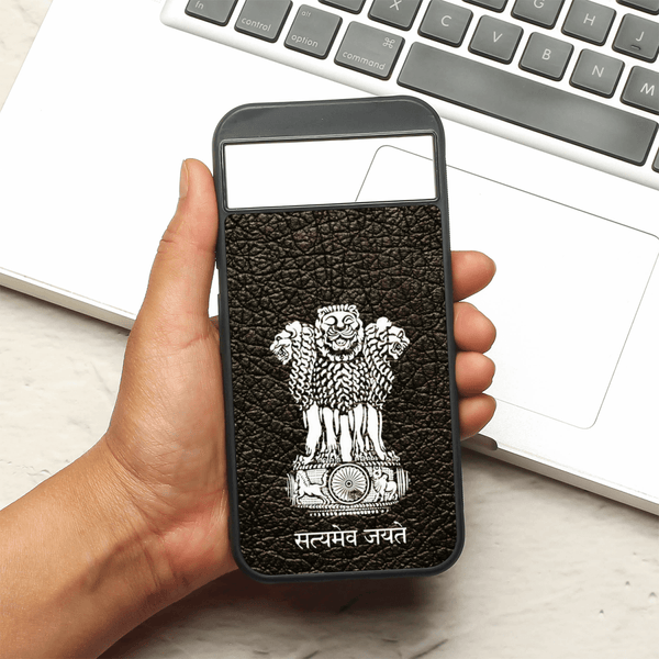 Black Satyamev Jayate MB Case for Google Pixel 8A